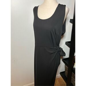 Ann Taylor black wrap dress size 12 or large work dress